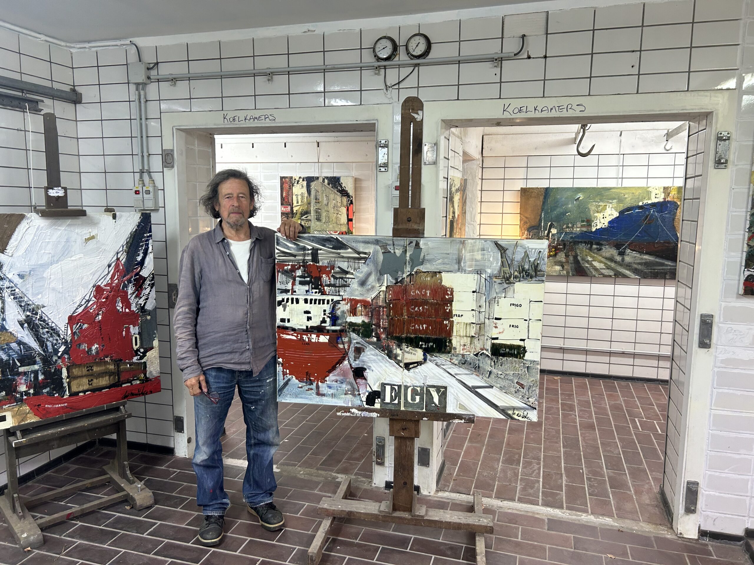 Kunstenaar Frank De Mulder vond uitvalsbasis in oude slachterij Vremde