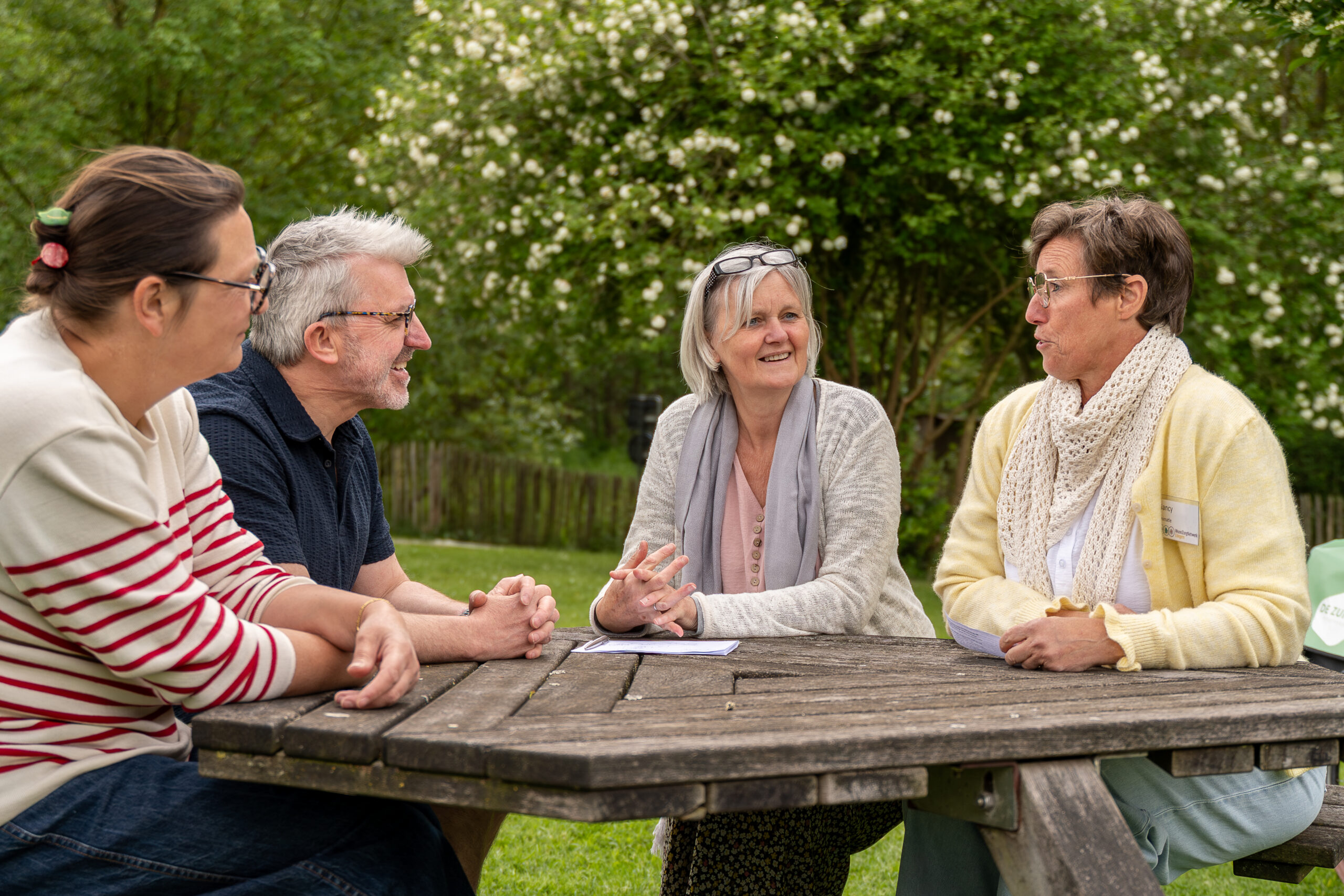 De tuin van Immaculata is het decor voor zomerse activiteiten