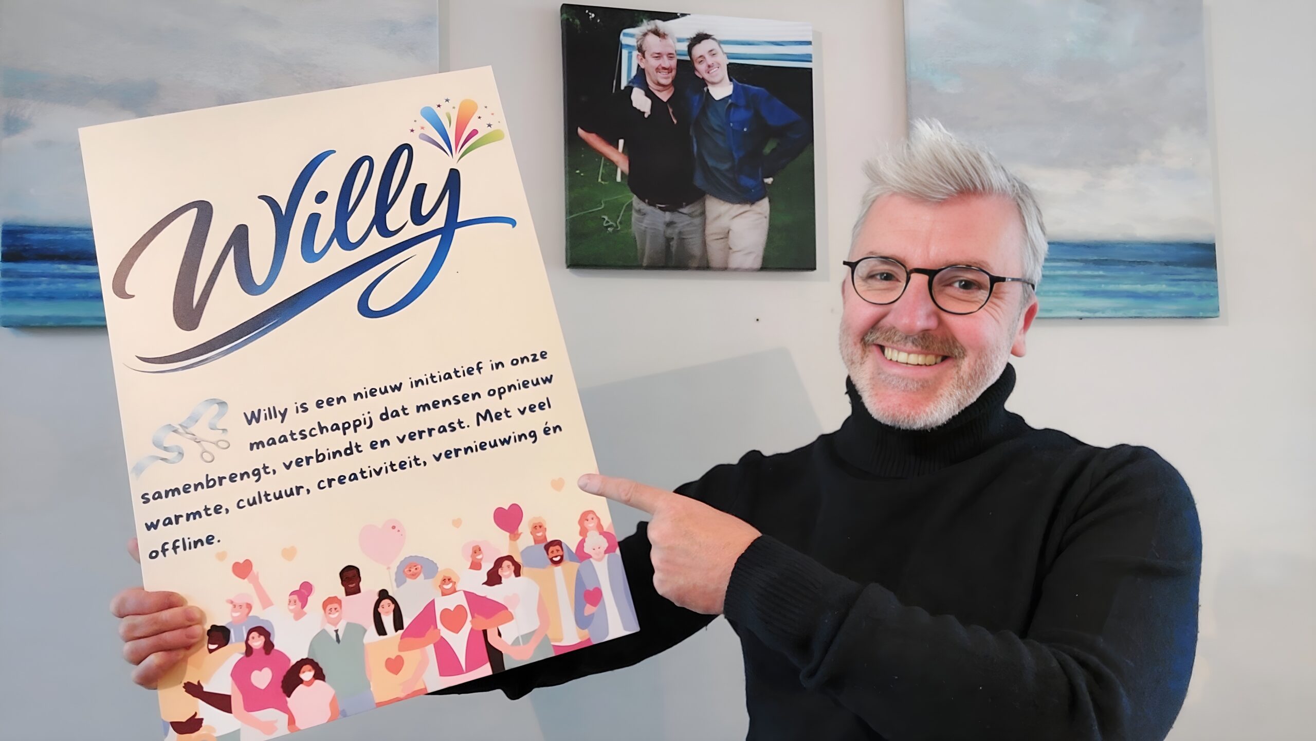 Willy wil ideeën en mensen samenbrengen